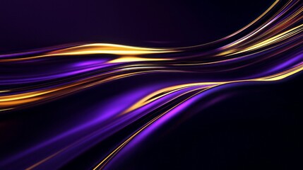 Poster - Vibrant swirls of purple and yellow create an enchanting visual ambience, evoking feelings of energy and movement. The enchanting backdrop invites viewers to explore its fluidity and depth