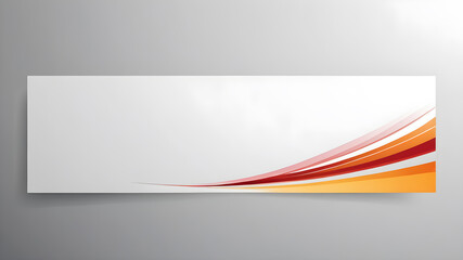 Fototapete - abstract web banner design template. Banner - Design Element
