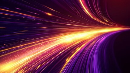 Poster - Colors twist and weave together in a vibrant display, illuminating a cosmic pathway filled with energy and motion, inviting viewers into a realm of imagination and wonder