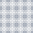 © Jahid - Dark Blue and White Ornamental Tile Pattern with Artistic Floral Details