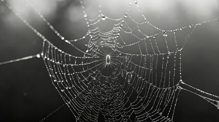 Halloween spiderweb ai generated background