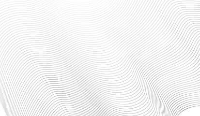 Vector Illustration of the grey pattern of lines abstract background.  Blend line grey pattern.   Line pattern . bstract wave element for design. Abstract  smooth waves on white background. 