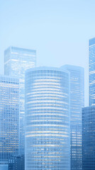 Wall Mural - Cityscape Modern Building Illustration