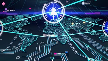 Poster - Exploring global connections and data flow in a digital landscape