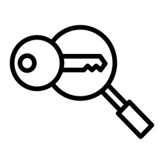 Poster - keyword search vector icon