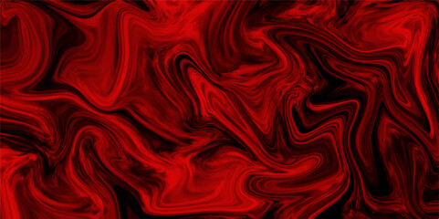 Luxurious dark red and black liquid marble background illustration. Unique modern high-quality wallpaper image theme use cover page. Red liquid background design, flowing liquid oil painting backgroun