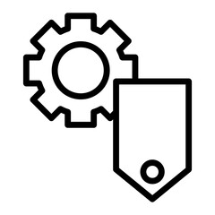 Poster - seo tag vector icon