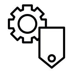 Poster - seo tag vector icon