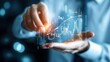 © ADD PHOTO - Financial Data Analytics Technology Dashboard with Advancing Graphical Trends