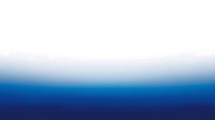Poster - abstract white to deep blue gradient background