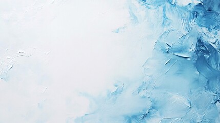 Poster - Light blue abstract painting background creating winter impression