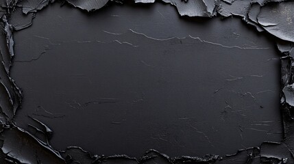 Poster - Black cracked frame surrounding textured background providing copy space