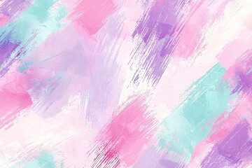 Wall Mural - soft colorful abstract background with brush stroke patterns
