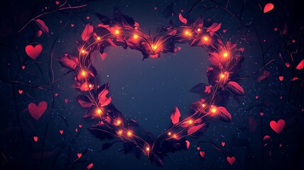 Fototapete - A soft vector background featuring multiple hearts in varying sizes and shades of pink and red, ideal for love and affection themes.

