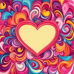 Aufkleber - A soft vector background featuring multiple hearts in varying sizes and shades of pink and red, ideal for love and affection themes.

