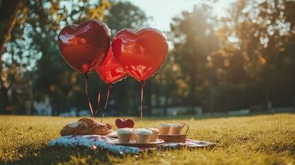 Poster - Special vector background for Valentine's Day or love-themed designs, with hearts, soft colors, and elegant patterns.