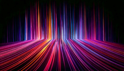 Poster - abstract background with lines