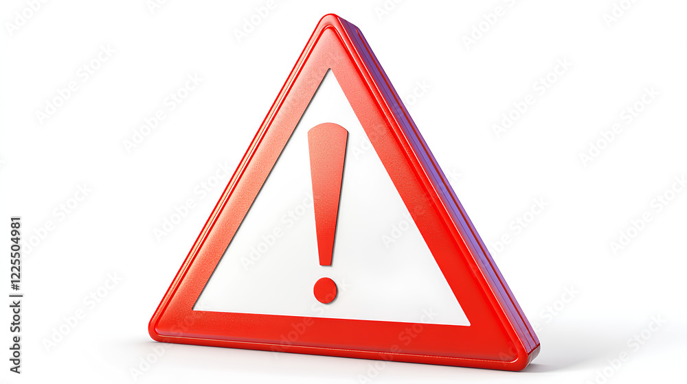 Warning Signs Problem Warning sign white background alert danger caution symbol safety hazard ...