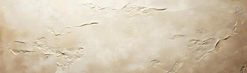 Wall Mural - Smooth beige plaster wall with a lightly grainy texture  -