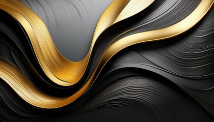 Wall Mural - abstract wavy background