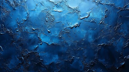 Aufkleber - Rich azure textures intertwine to create a captivating background filled with depth and dimension in stunning blue hues