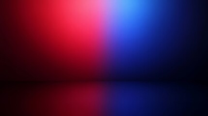Poster - Crafting a mesmerizing blend of red and blue hues, this captivating light display creates an enchanting atmosphere during a late-night festival celebration