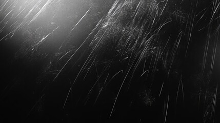 Aufkleber - Dramatic light rays pierce through darkness creating a mesmerizing dance of shadows and reflections in a mysterious atmosphere