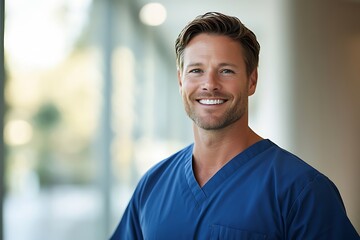 Wall Mural - Friendly Doctor in Clinic Portrait