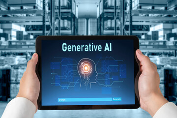 Poster - generative ai virtual assistant tools for prompt engineer and user for ease of engage artificial int