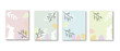 © Naz - Happy Easter, Happy Easter banner, eggs and bunny in pastel colors, modern minimal style, horizontal poster, greeting card, header for website, template