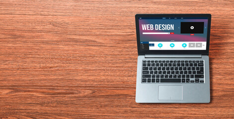Website design software provide modish template for online retail business and e-commerce