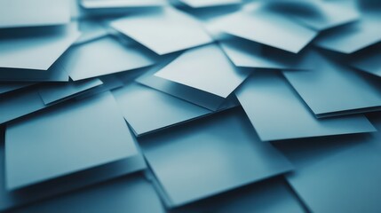 Poster - 3D Minimal Business documents note paper icon. Sheets of paper with detail. 3D render