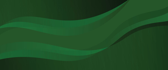 Wall Mural - abstract green wavy background. vector eps 10