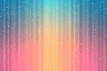 Fototapete - Colorful abstract background with vertical lines and floating particles creating a dreamy atmosphere