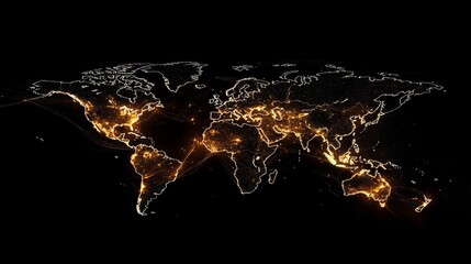 Poster - High speed communications with world wide web from anywhere in world via phone mobile internet. Hologram earth consists light dots. Abstract virtual hud elements over screen modern glass smartphone.