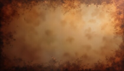 Aufkleber - Rustic grunge background with warm brown tones. Vintage texture evokes aged surface. Abstract design suitable for various creative projects like wallpaper art. Earth colours perfect for rustic design