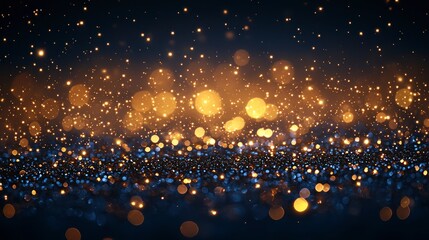 Wall Mural - Glimmering Bokeh Lights Creating a Magical Atmosphere