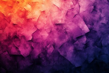 Aufkleber - Vibrant abstract texture with orange, purple, and violet hues blending seamlessly in an artistic background