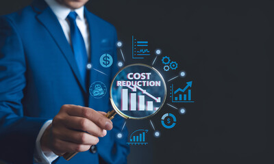 Poster - Strategic Cost Reduction: Boosting Profits Through Efficient Management, Expense Reduction, and Quality Enhancement. Visualizing cost-cutting strategies for    