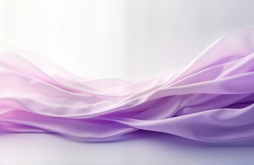 Aufkleber - Purple, white flowing fabric design. Modern abstract pattern. Smooth soft material. Elegant dynamic style. Creative graphic illustration. Minimalist background ideal for fashion graphic design