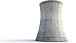 © banzeo - Concrete cooling tower isolated on white