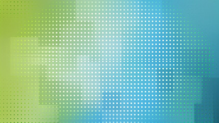 Poster - Bright abstract background with gradient of green and blue colors, featuring dotted pattern that creates modern and dynamic feel. Ideal for design projects