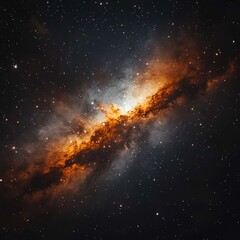 Wall Mural - exploring cosmic wonders outer space astrophotography celestial phenomena wide angle universe perspe