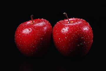 Wall Mural - close up of fresh fruits with copy space.