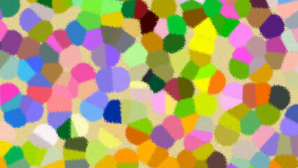 Wall Mural - Abstract background with multicolored geometric shapes. 