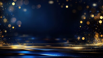 Poster - Dynamic light and sparkle event fantasy background digital art nighttime abstract viewpoint celebration concept
