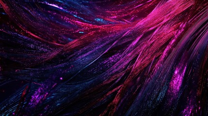 Poster - Dynamic colorful abstract flowing textures digital space graphic design vivid environment artistic viewpoint