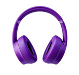 Stylish purple over ear headphones for music lovers.
