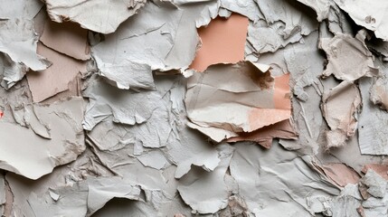 Poster - Peeling paint action interior space texture photography artistic environment close-up view abstract concept for visual appeal