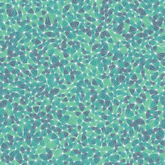 Poster - triangles pattern geometric design. small shape size. multiple repeated inner triangles. multiple co